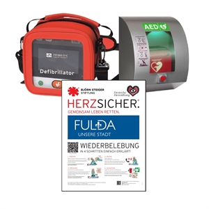 BSS – PRIMEDIC MYPAD BAS+AED AUSSENWANDKASTEN SIX CASE SC 1430 P+INFOTAFEL+BETREUUNG
